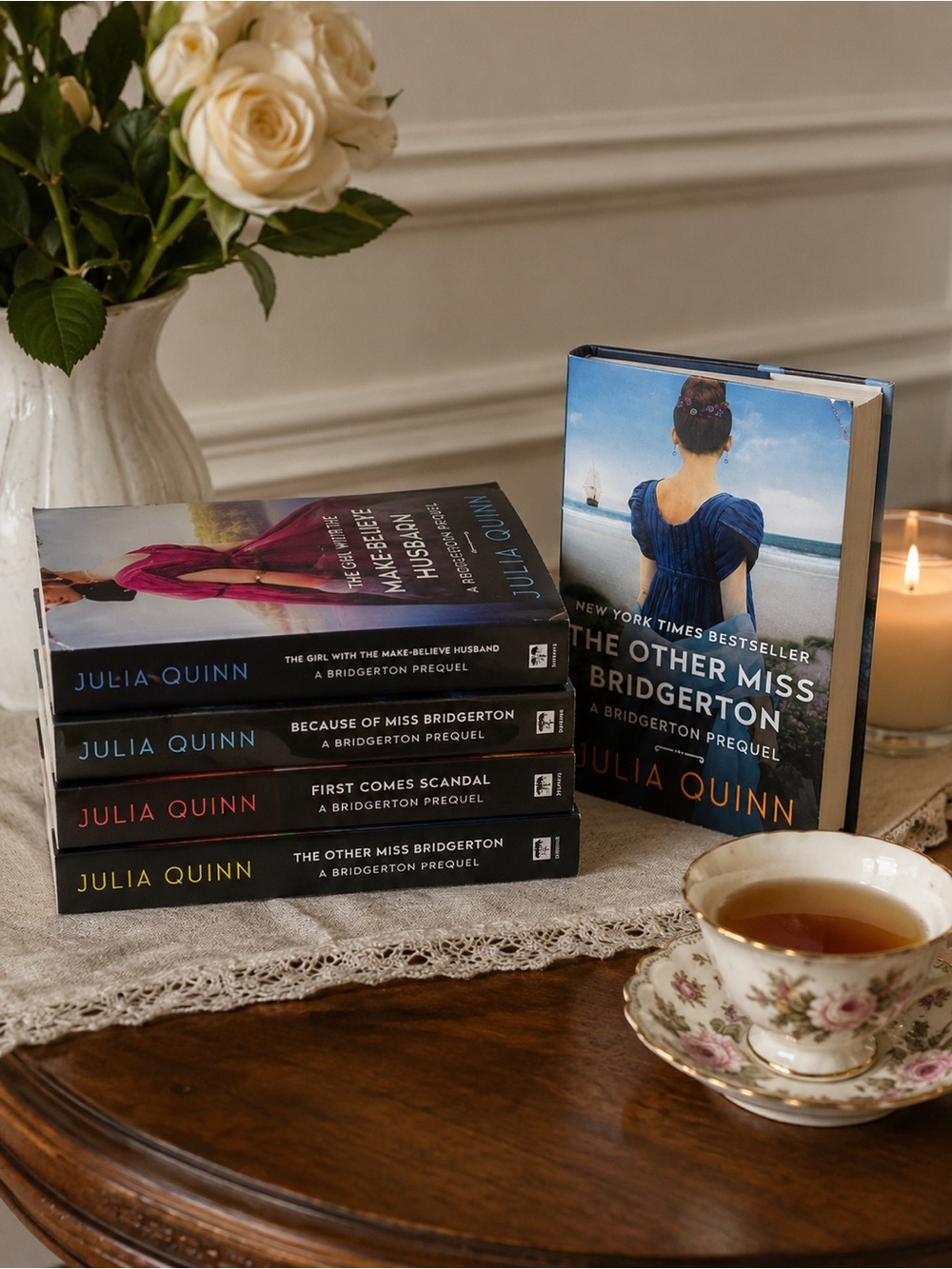 Julia Quinn Bridgerton Prequel Series Set of 4 Books Historical Romance Netflix